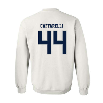 Monmouth - NCAA Men's Lacrosse : Ty Caffarelli - White Replica Shersey Sweatshirt