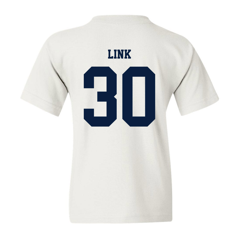 Monmouth - NCAA Men's Soccer : Matthew Link - White Replica Shersey Youth T-Shirt