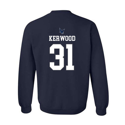Monmouth - NCAA Softball : Billie Kerwood - Navy Replica Shersey Sweatshirt