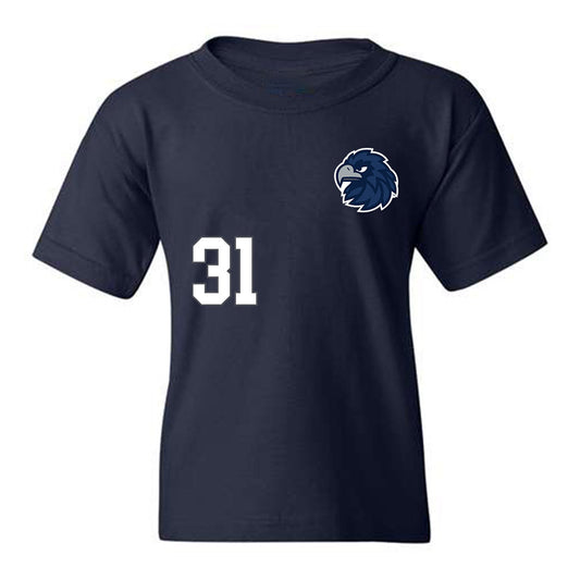 Monmouth - NCAA Softball : Billie Kerwood - Navy Replica Shersey Youth T-Shirt
