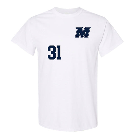 Monmouth - NCAA Softball : Billie Kerwood - White Replica Shersey Short Sleeve T-Shirt