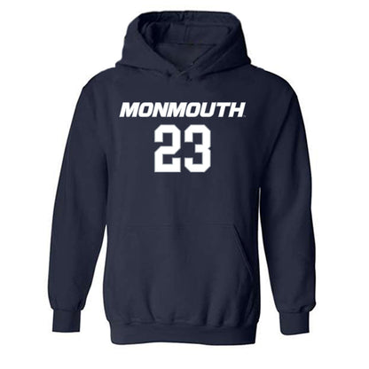 Monmouth - NCAA Men's Basketball : Cornelius Robinson - Replica Shersey Hooded Sweatshirt