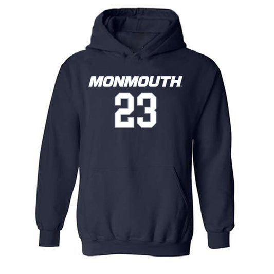Monmouth - NCAA Men's Basketball : Cornelius Robinson - Replica Shersey Hooded Sweatshirt