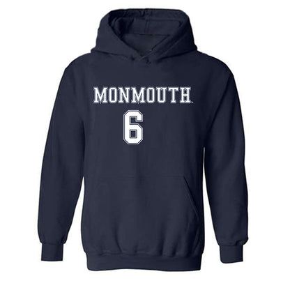 Monmouth - NCAA Women's Soccer : Marisa Tava - Replica Shersey Hooded Sweatshirt