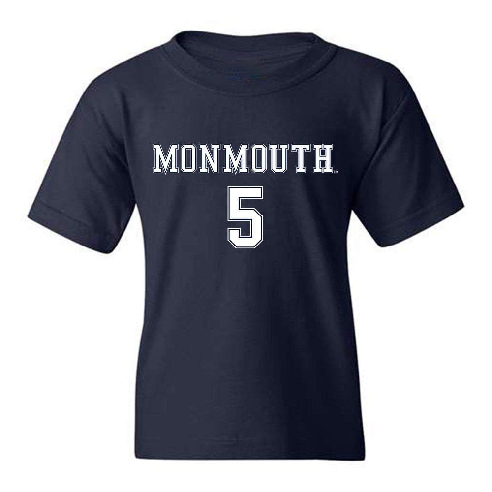 Monmouth - NCAA Women's Soccer : Kelly DeGaetano - Replica Shersey Youth T-Shirt