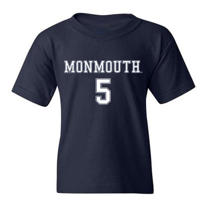 Monmouth - NCAA Women's Soccer : Kelly DeGaetano - Replica Shersey Youth T-Shirt