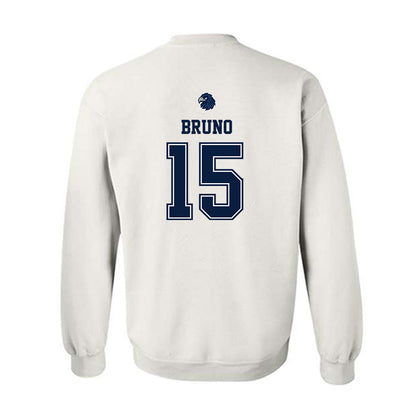 Monmouth - NCAA Women's Soccer : Lauren Bruno - White Replica Shersey Sweatshirt
