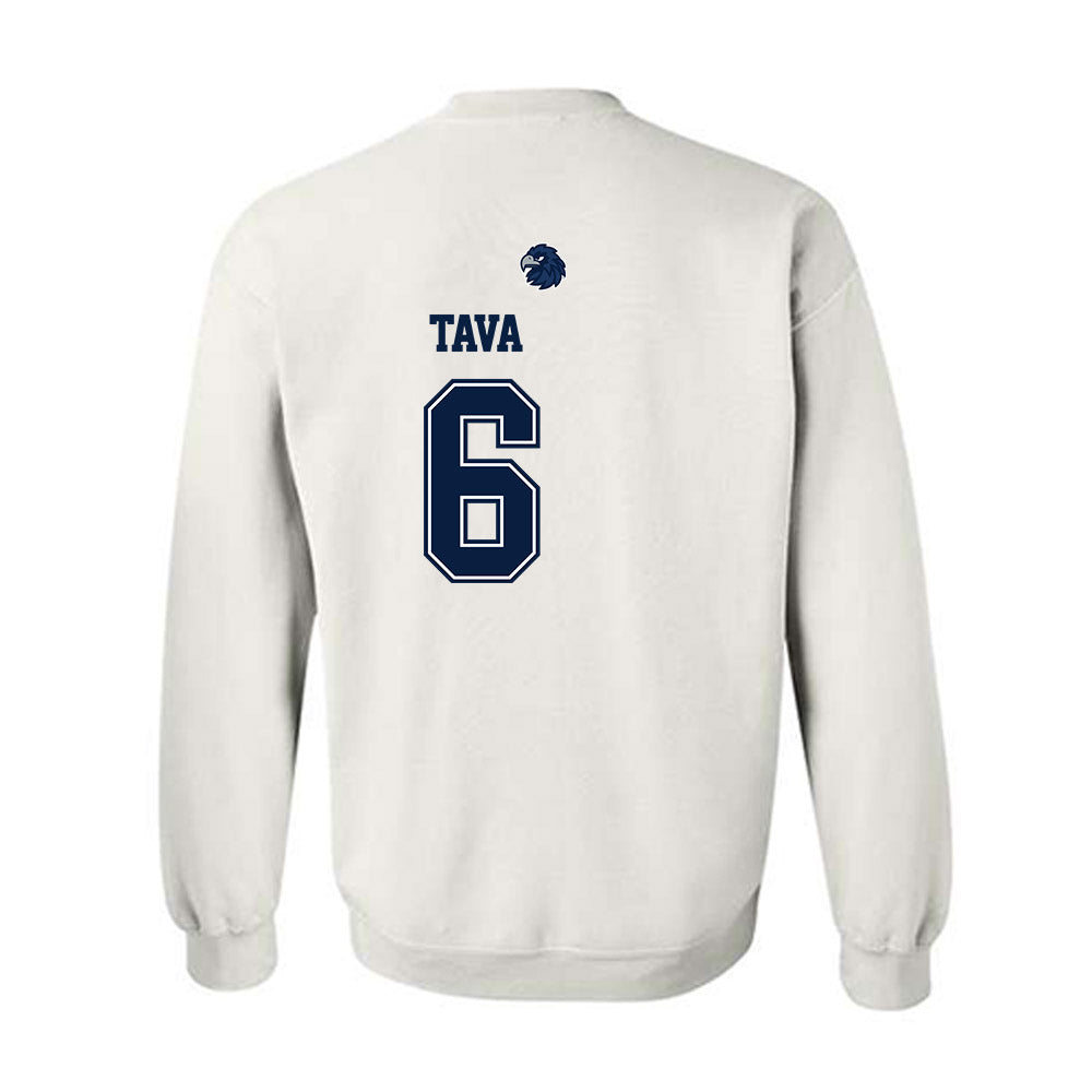 Monmouth - NCAA Women's Soccer : Marisa Tava - White Replica Shersey Sweatshirt