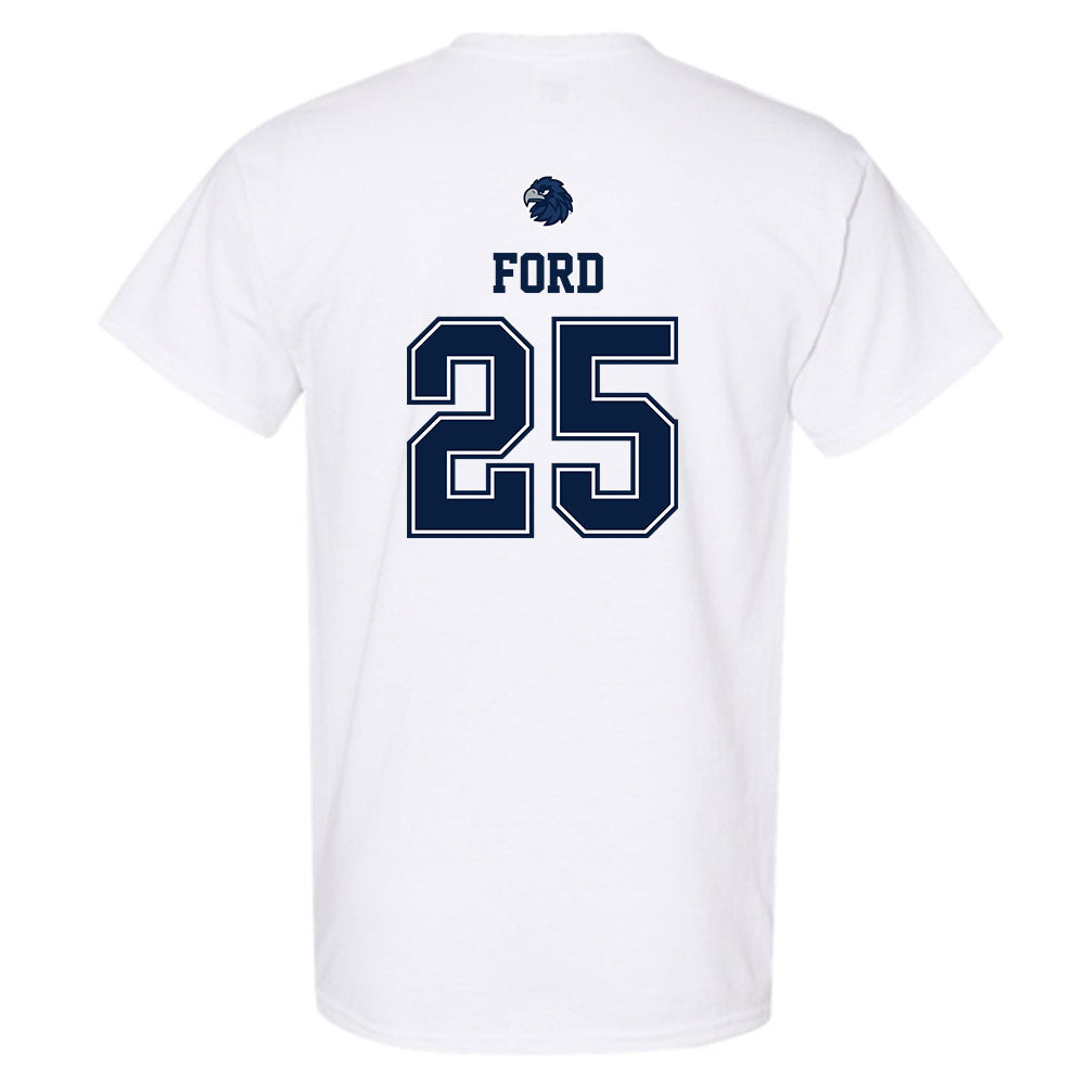 Monmouth - NCAA Women's Soccer : Clara Ford - White Replica Shersey Short Sleeve T-Shirt