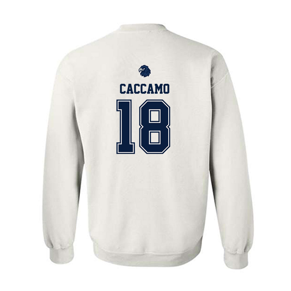 Monmouth - NCAA Women's Soccer : Julianna Caccamo - White Replica Shersey Sweatshirt