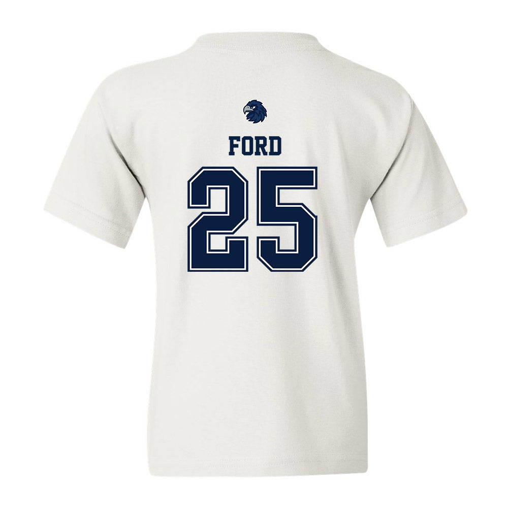 Monmouth - NCAA Women's Soccer : Clara Ford - White Replica Shersey Youth T-Shirt