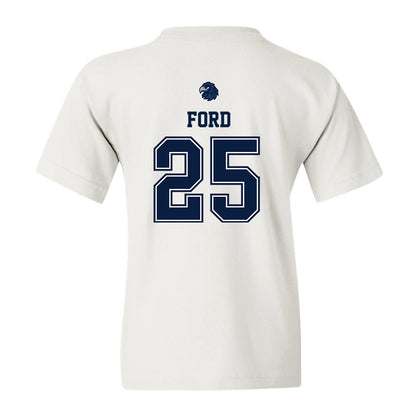 Monmouth - NCAA Women's Soccer : Clara Ford - White Replica Shersey Youth T-Shirt