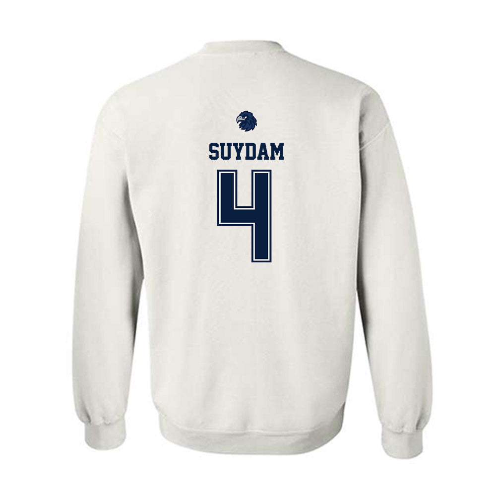 Monmouth - NCAA Women's Soccer : Liza Suydam - White Replica Shersey Sweatshirt