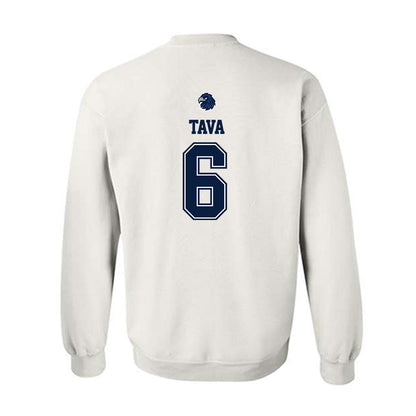 Monmouth - NCAA Women's Soccer : Marisa Tava - White Replica Shersey Sweatshirt