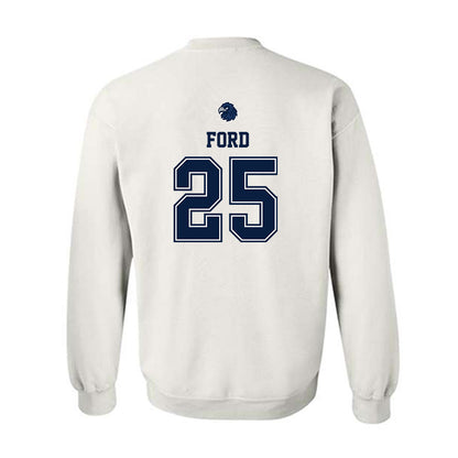 Monmouth - NCAA Women's Soccer : Clara Ford - White Replica Shersey Sweatshirt