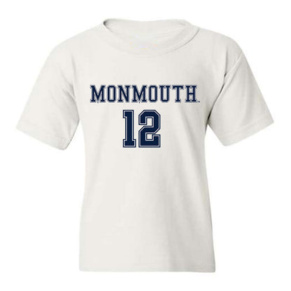 Monmouth - NCAA Women's Soccer : Arianna Keily - White Replica Shersey Youth T-Shirt