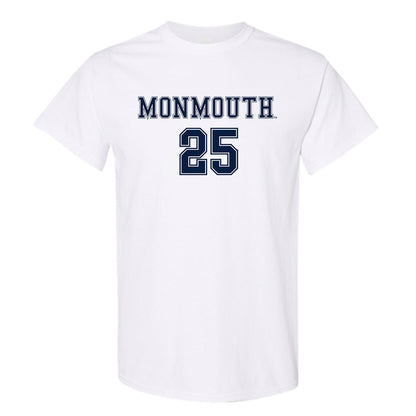 Monmouth - NCAA Women's Soccer : Clara Ford - White Replica Shersey Short Sleeve T-Shirt