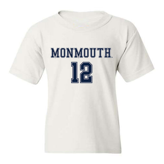 Monmouth - NCAA Women's Soccer : Arianna Keily - White Replica Shersey Youth T-Shirt