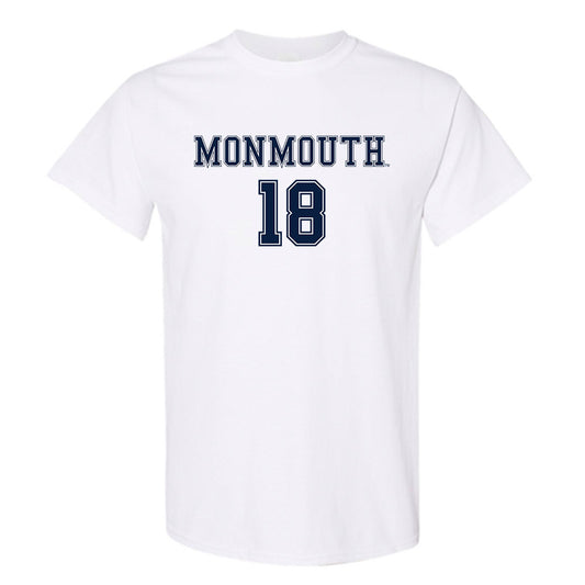 Monmouth - NCAA Women's Soccer : Julianna Caccamo - White Replica Shersey Short Sleeve T-Shirt