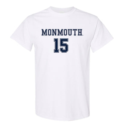 Monmouth - NCAA Women's Soccer : Lauren Bruno - White Replica Shersey Short Sleeve T-Shirt