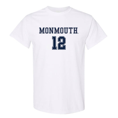 Monmouth - NCAA Women's Soccer : Arianna Keily - White Replica Shersey Short Sleeve T-Shirt