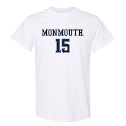 Monmouth - NCAA Women's Soccer : Lauren Bruno - White Replica Shersey Short Sleeve T-Shirt