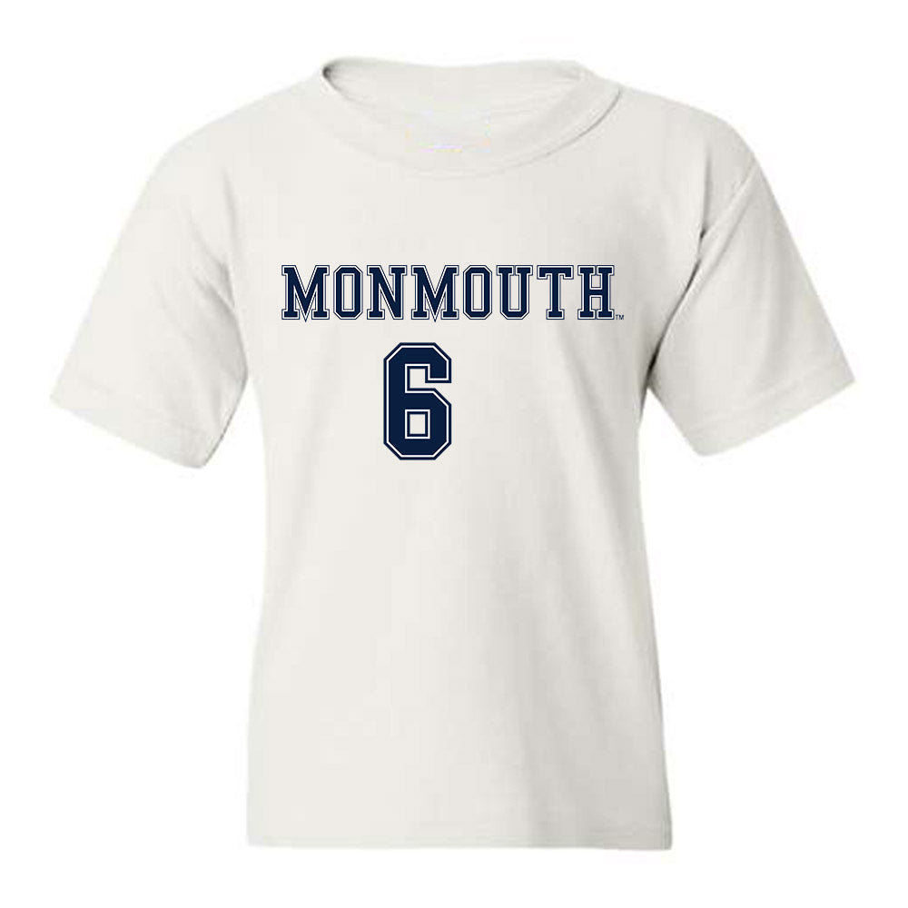 Monmouth - NCAA Women's Soccer : Marisa Tava - White Replica Shersey Youth T-Shirt