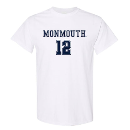 Monmouth - NCAA Women's Soccer : Arianna Keily - White Replica Shersey Short Sleeve T-Shirt