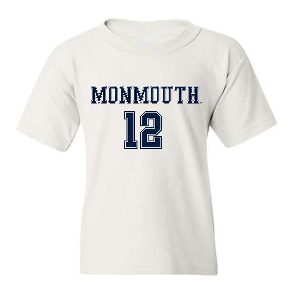 Monmouth - NCAA Women's Soccer : Arianna Keily - White Replica Shersey Youth T-Shirt
