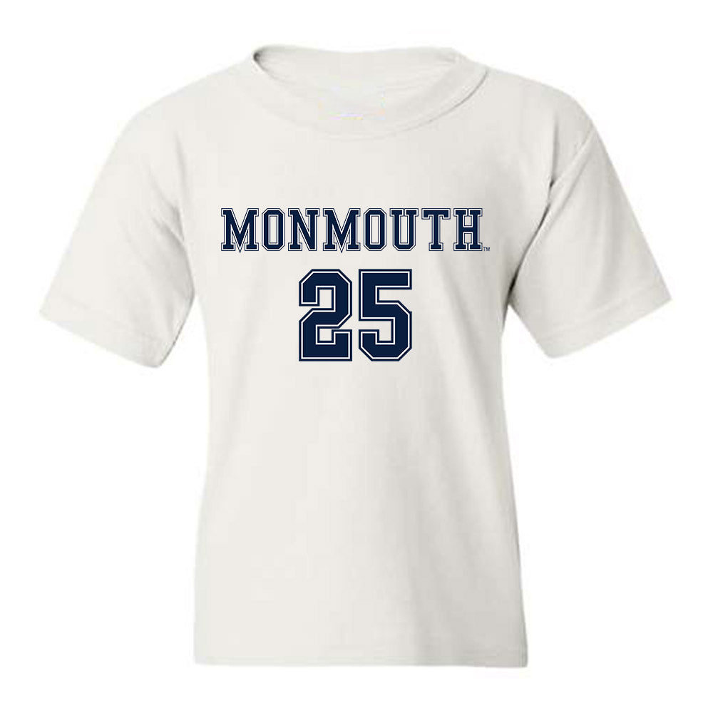 Monmouth - NCAA Women's Soccer : Clara Ford - White Replica Shersey Youth T-Shirt