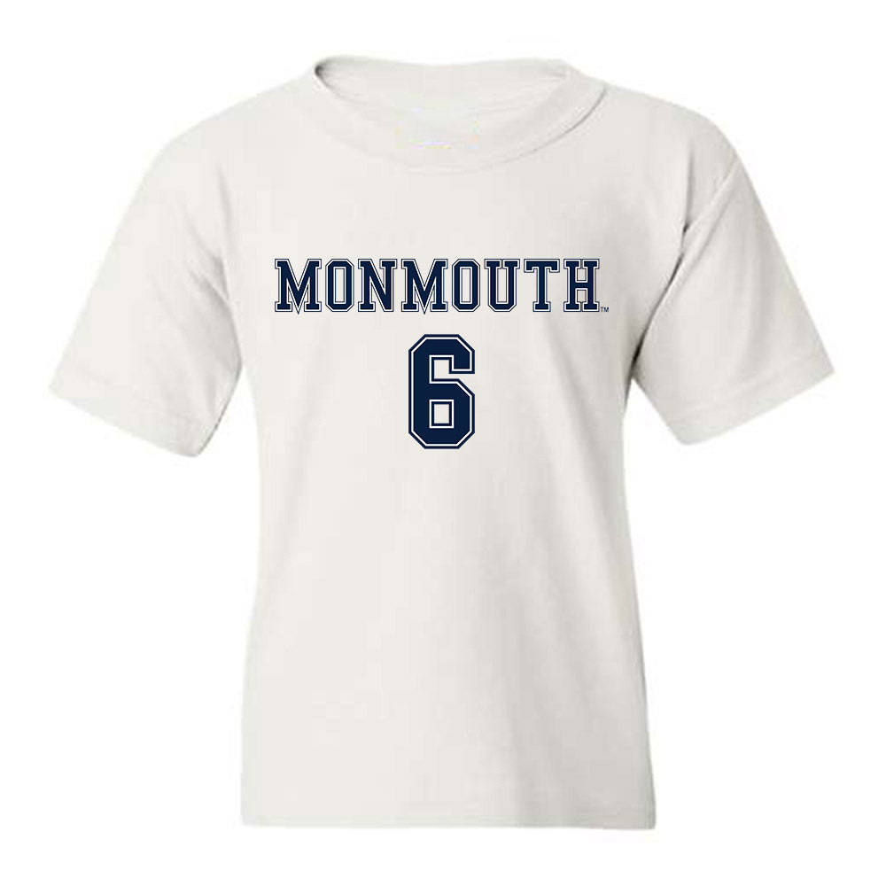 Monmouth - NCAA Women's Soccer : Marisa Tava - White Replica Shersey Youth T-Shirt