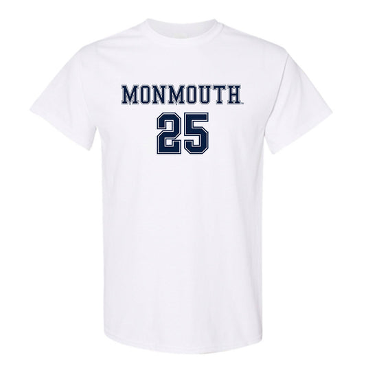 Monmouth - NCAA Women's Soccer : Clara Ford - White Replica Shersey Short Sleeve T-Shirt