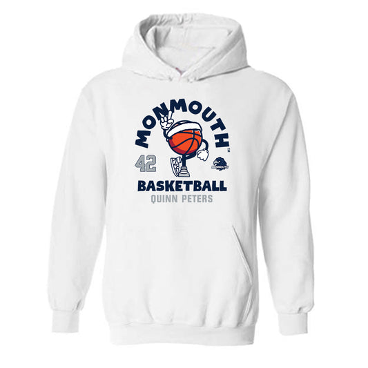 Monmouth - NCAA Men's Basketball : Quinn Peters - Fashion Shersey Hooded Sweatshirt