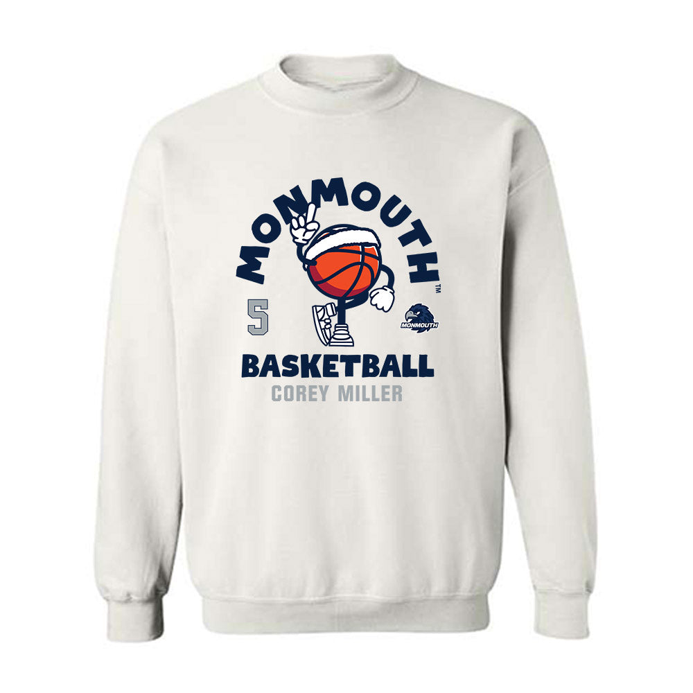 Monmouth - NCAA Men's Basketball : Corey Miller - Crewneck Sweatshirt Fashion Shersey