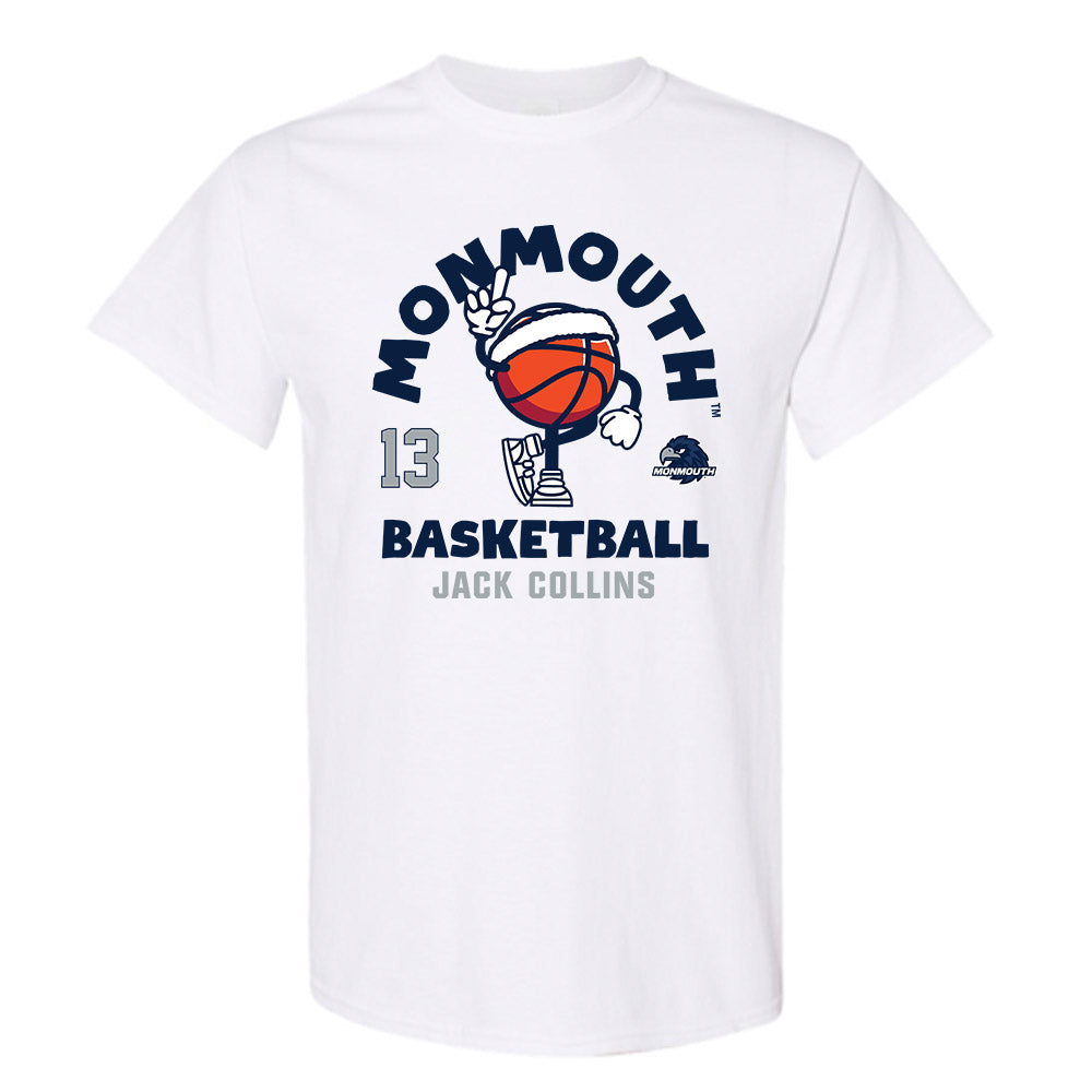 Monmouth - NCAA Men's Basketball : Jack Collins - Fashion Shersey Short Sleeve T-Shirt