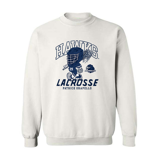 Monmouth - NCAA Men's Lacrosse : Patrick Orapello - Fashion Shersey Sweatshirt