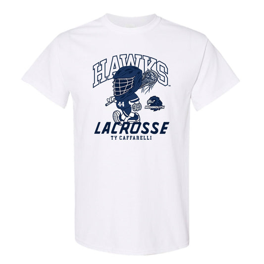 Monmouth - NCAA Men's Lacrosse : Ty Caffarelli - Fashion Shersey Short Sleeve T-Shirt