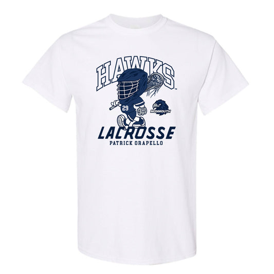 Monmouth - NCAA Men's Lacrosse : Patrick Orapello - Fashion Shersey Short Sleeve T-Shirt