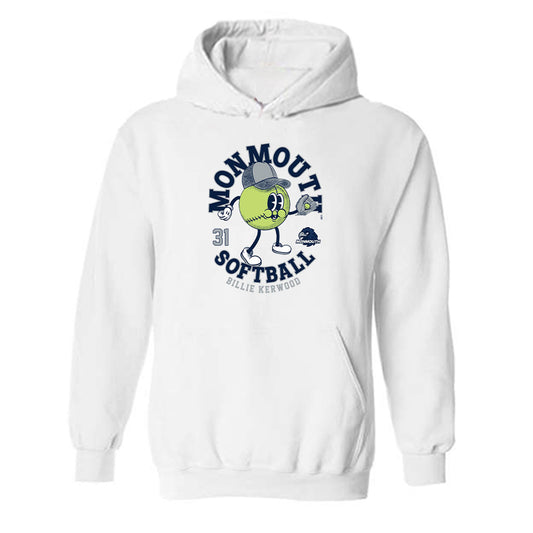 Monmouth - NCAA Softball : Billie Kerwood - Fashion Shersey Hooded Sweatshirt