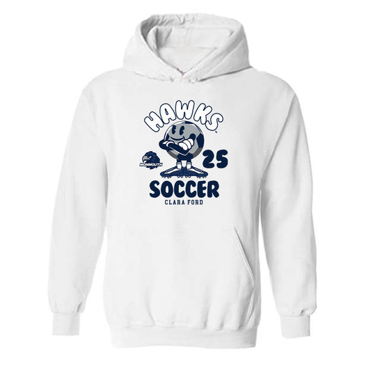 Monmouth - NCAA Women's Soccer : Clara Ford - Fashion Shersey Hooded Sweatshirt