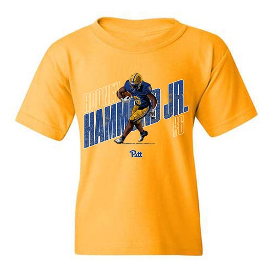 Pittsburgh - NCAA Football : Rodney Hammond Jr - Running Back Youth T-Shirt