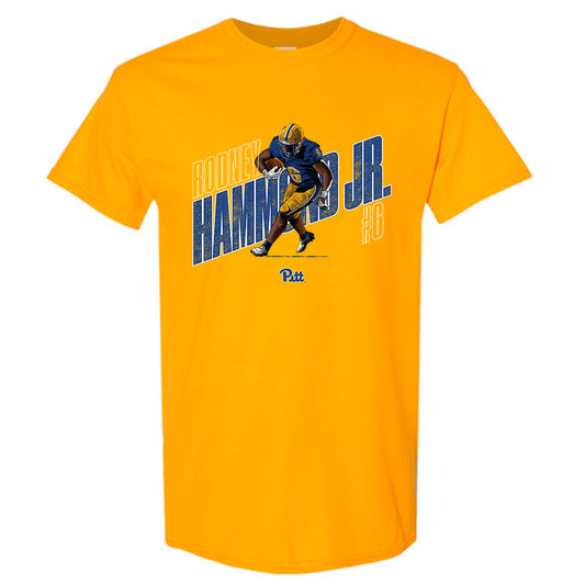 Pittsburgh - NCAA Football : Rodney Hammond Jr - Running Back Short Sleeve T-Shirt