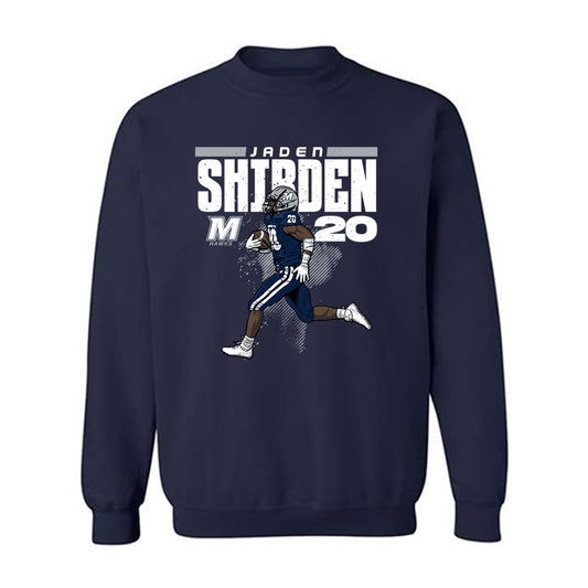 Monmouth - NCAA Football : Jaden Shirden - Caricature Sweatshirt