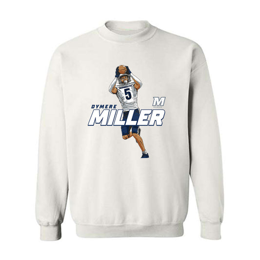 Monmouth - NCAA Football : Dymere Miller - Caricature Sweatshirt