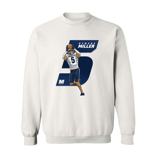 Monmouth - NCAA Football : Dymere Miller - Caricature Sweatshirt