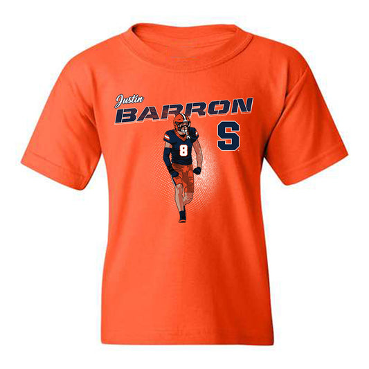 Syracuse - NCAA Football : Justin Barron - Caricature Youth T-Shirt