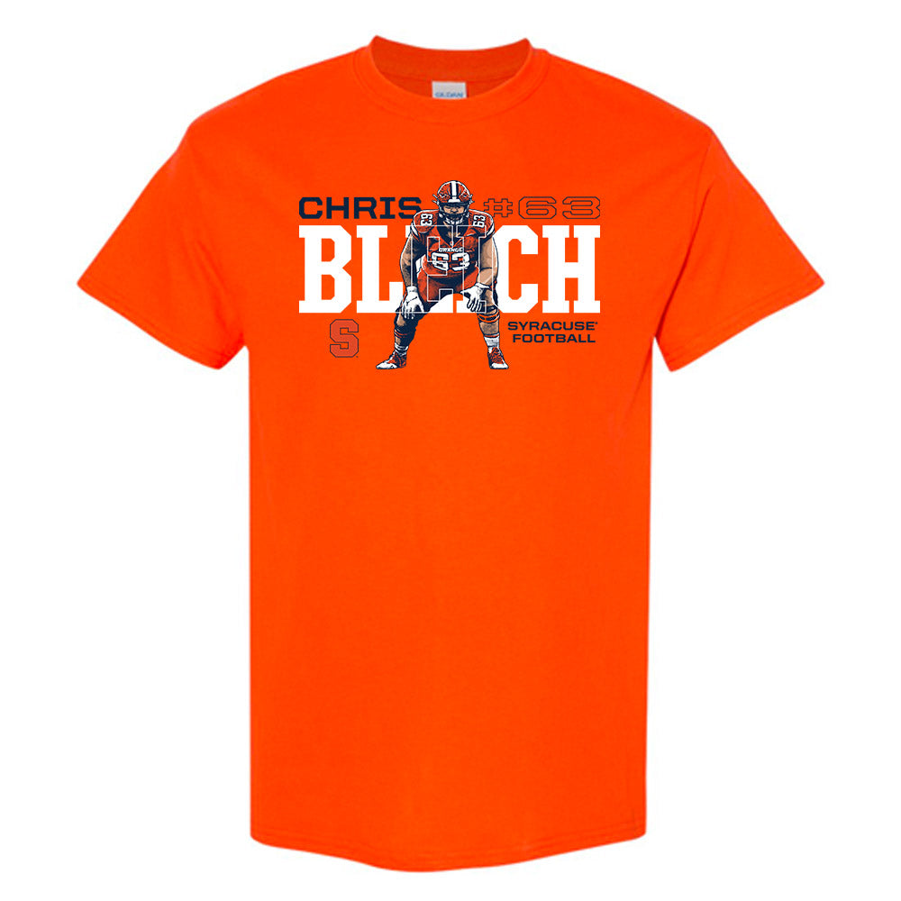 Syracuse - NCAA Football : Chris Bleich - Caricature Short Sleeve T-Shirt