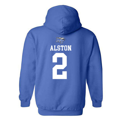 MTSU - NCAA Mens Basketball : ToreyAlston - Hooded Sweatshirt Replica Shersey