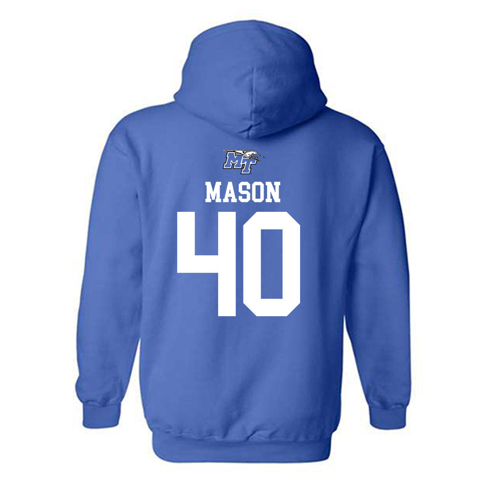 MTSU - NCAA Women's Basketball : Meioshe Mason - Hooded Sweatshirt Replica Shersey