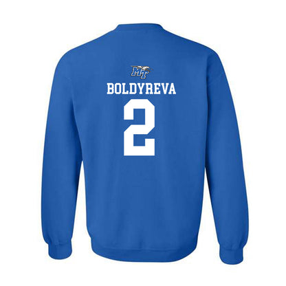 MTSU - NCAA Women's Basketball : Anastasiia Boldyreva - Crewneck Sweatshirt Replica Shersey